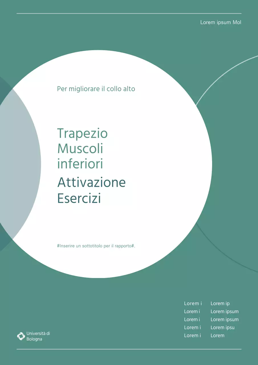 Una copertina semplice, verde, pulita, che mette in risalto il titolo