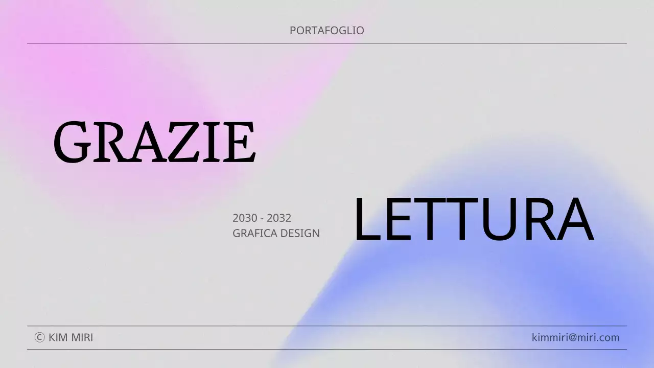 Un portafoglio moderno in rosa e blu