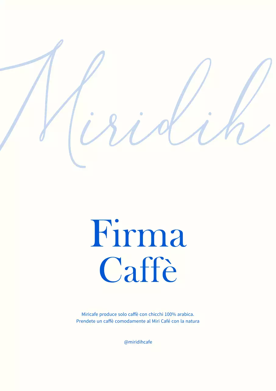 Design tipografico di caffè scritto a mano con concetto di bianco