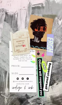 Kolase kenangan yang sentimental dengan sentuhan artistik