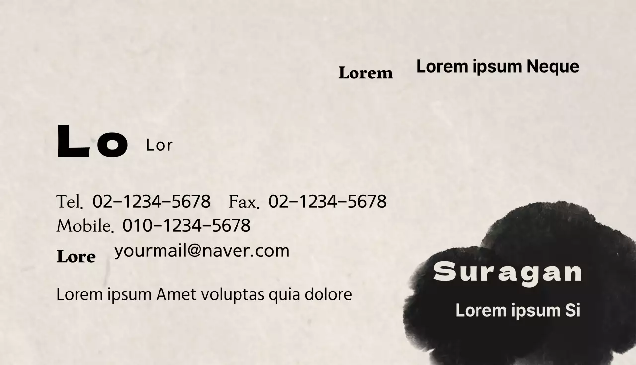 Biglietto da visita della taverna Izakaya