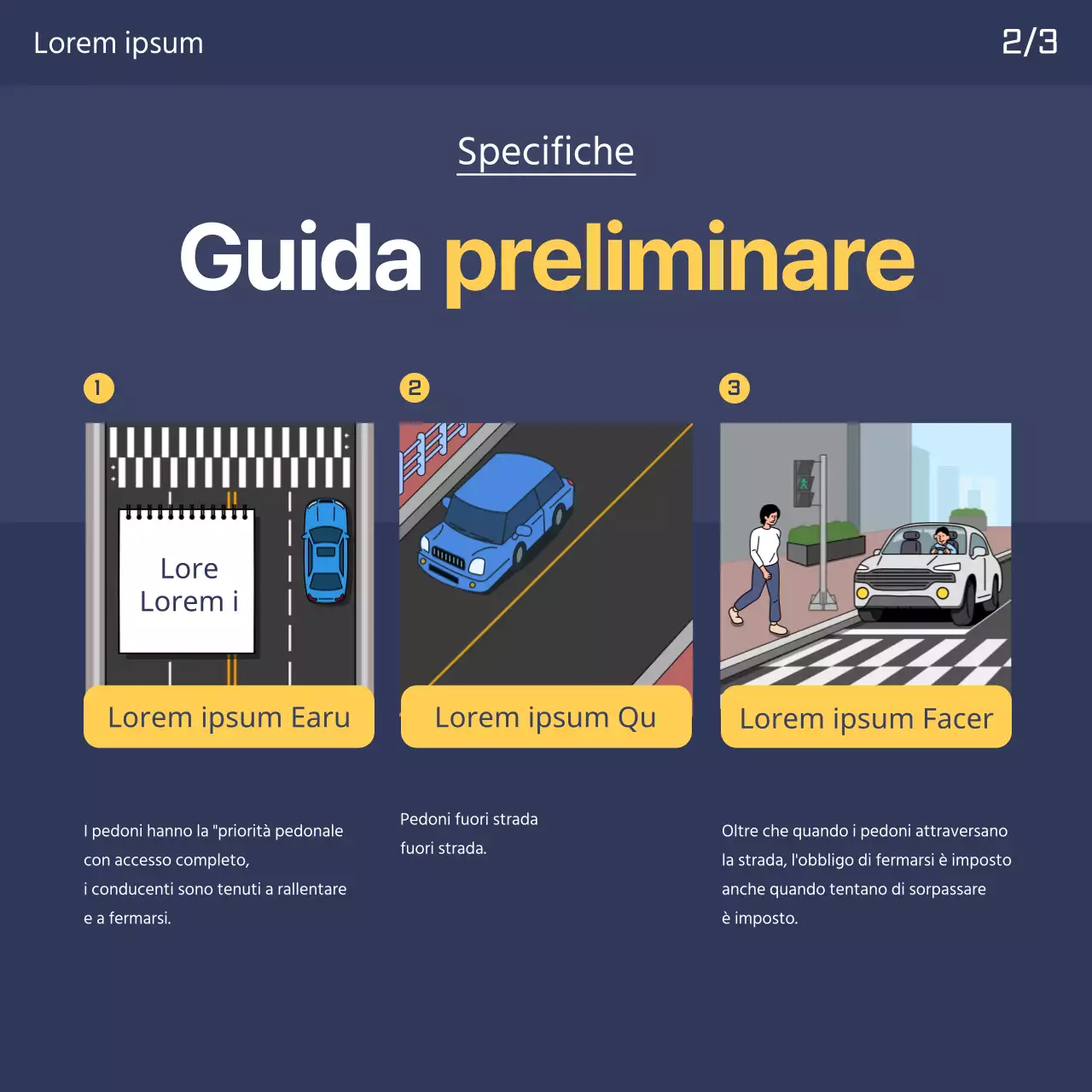 Promuovete la vostra scuola guida con questo simpatico striscione giallo e blu del codice della strada.
