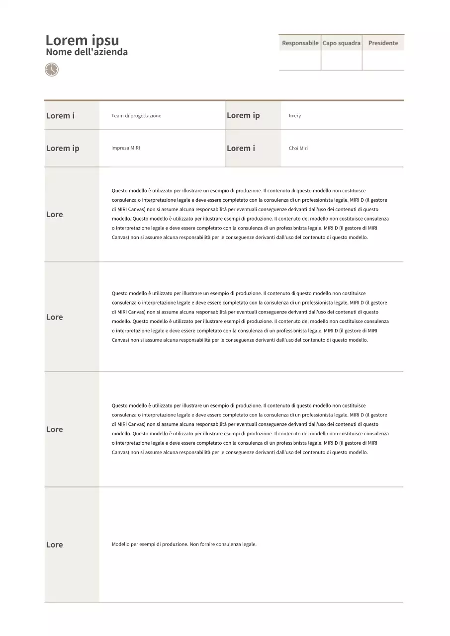 Un semplice brief di campagna in marrone