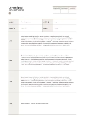 Un semplice brief di campagna in marrone