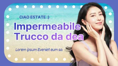 Tutorial per il trucco waterproof foto-illuminato in viola