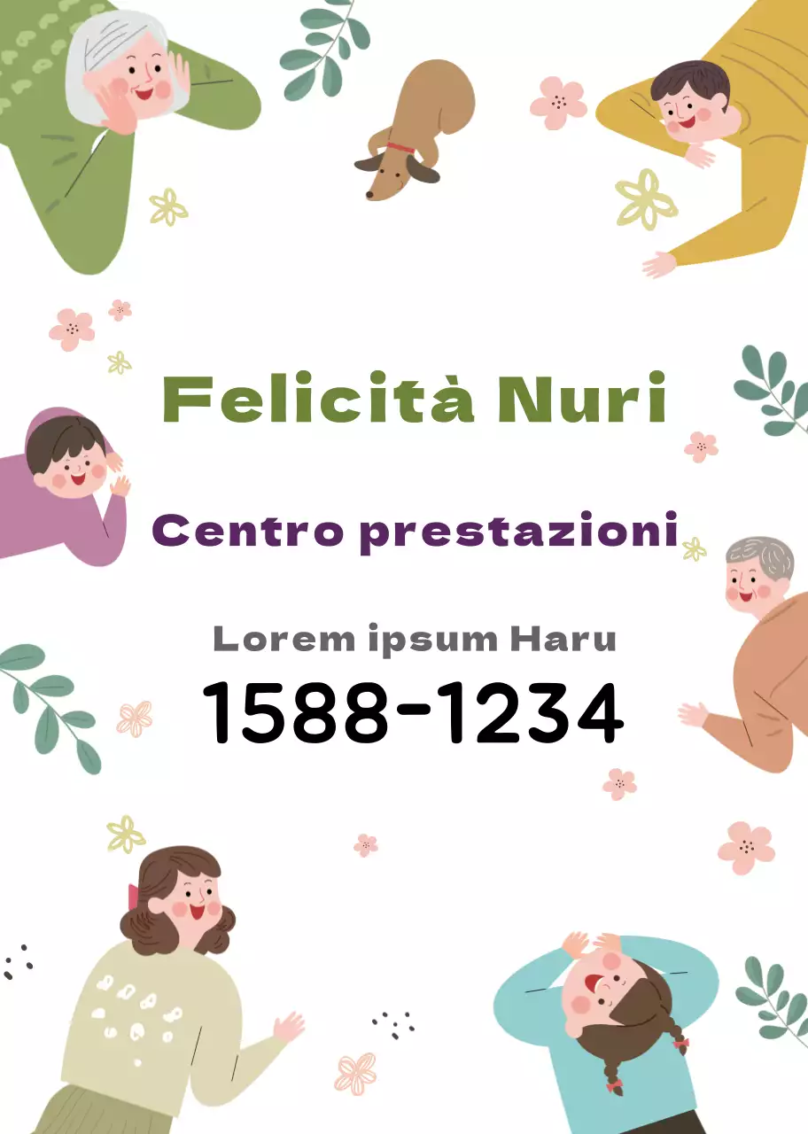 Illustrazione del personaggio bianco e caldo del centro benessere