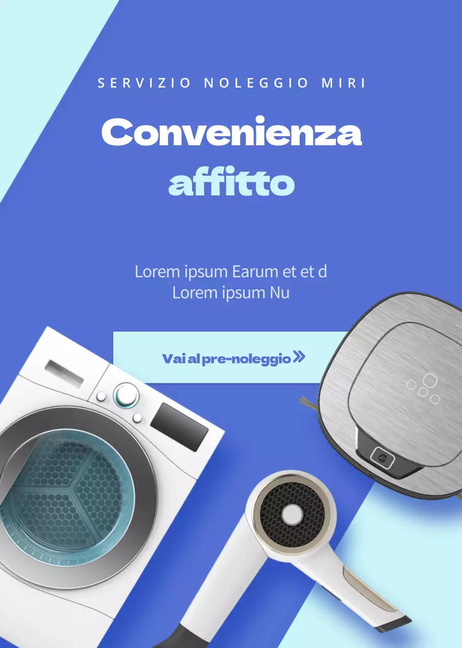 Noleggio di elettrodomestici