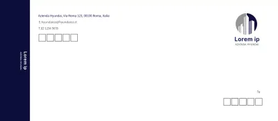 Aziendale moderno blu navy