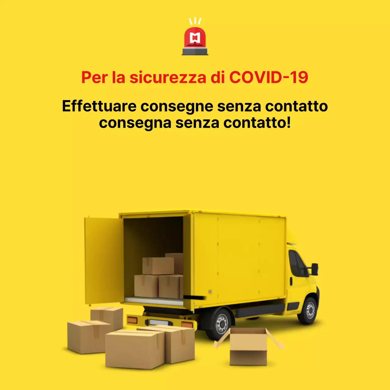 Consegna senza contatto