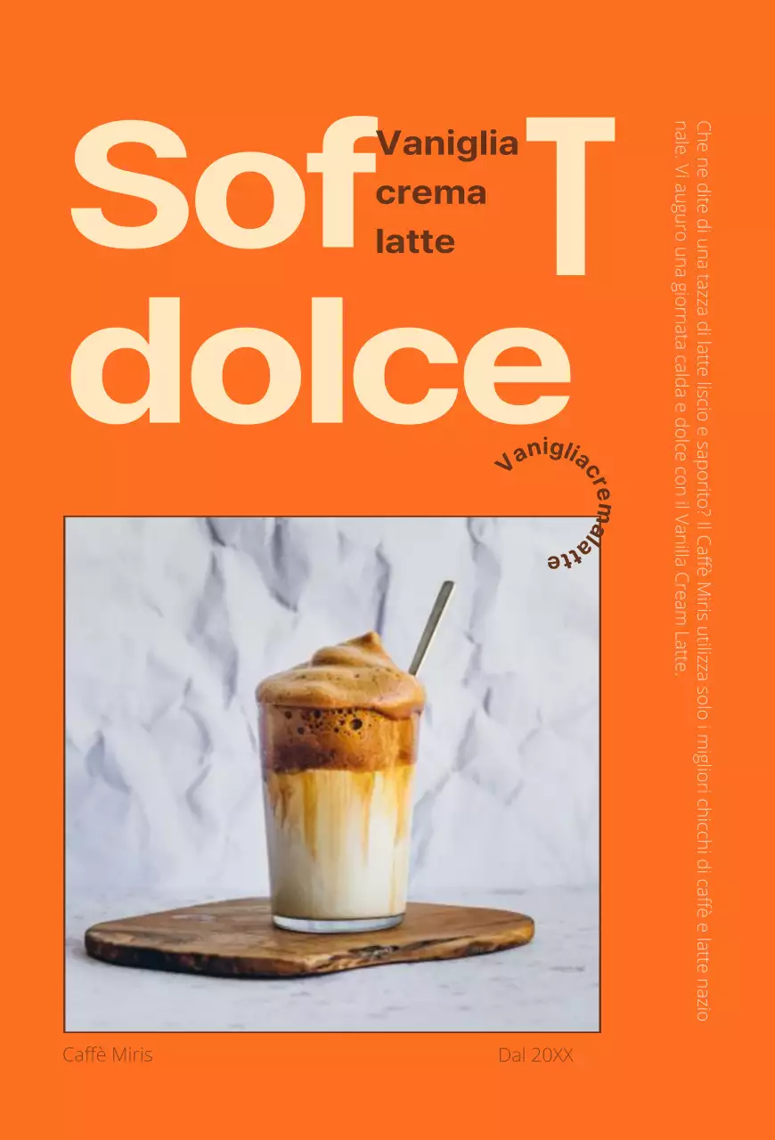 Cornice arancione per l'evidenziazione del testo