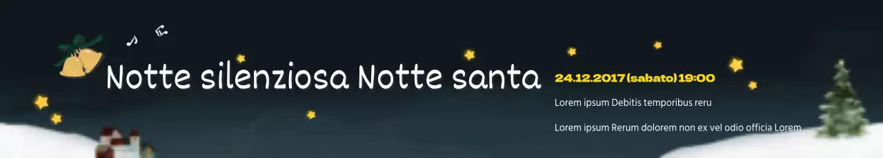 Notte silenziosa Notte santa
