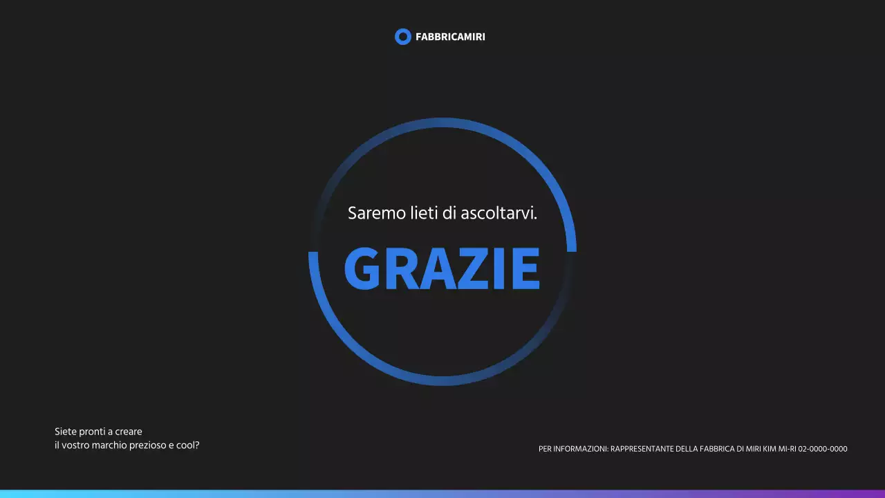 Proposta di produzione in conto deposito in blu e nero