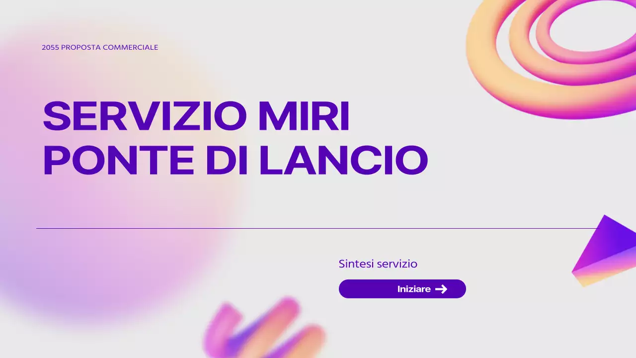 Mazzo di immagini sfumate di forme 3D di colore viola