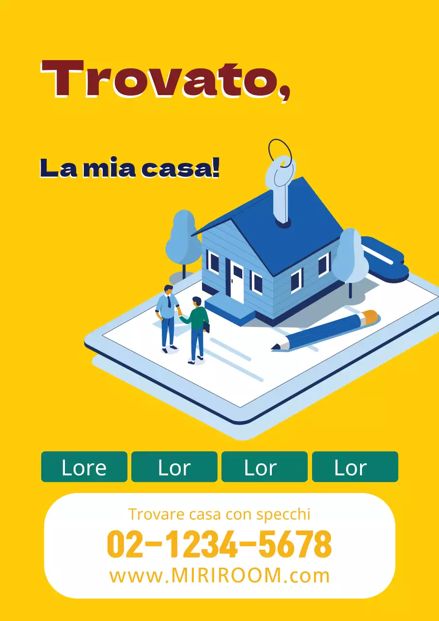 Promuovere le proprietà gialle