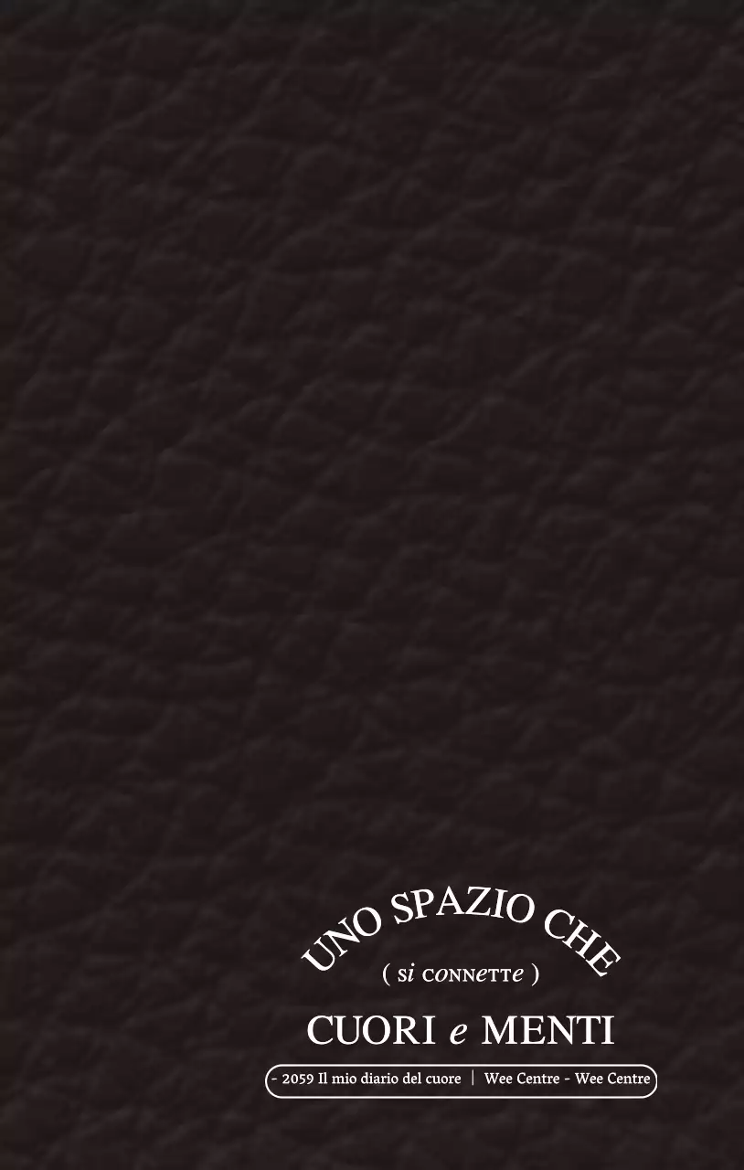 Concetto di passeggiata emozionale Diario di bordo del Centro WEE