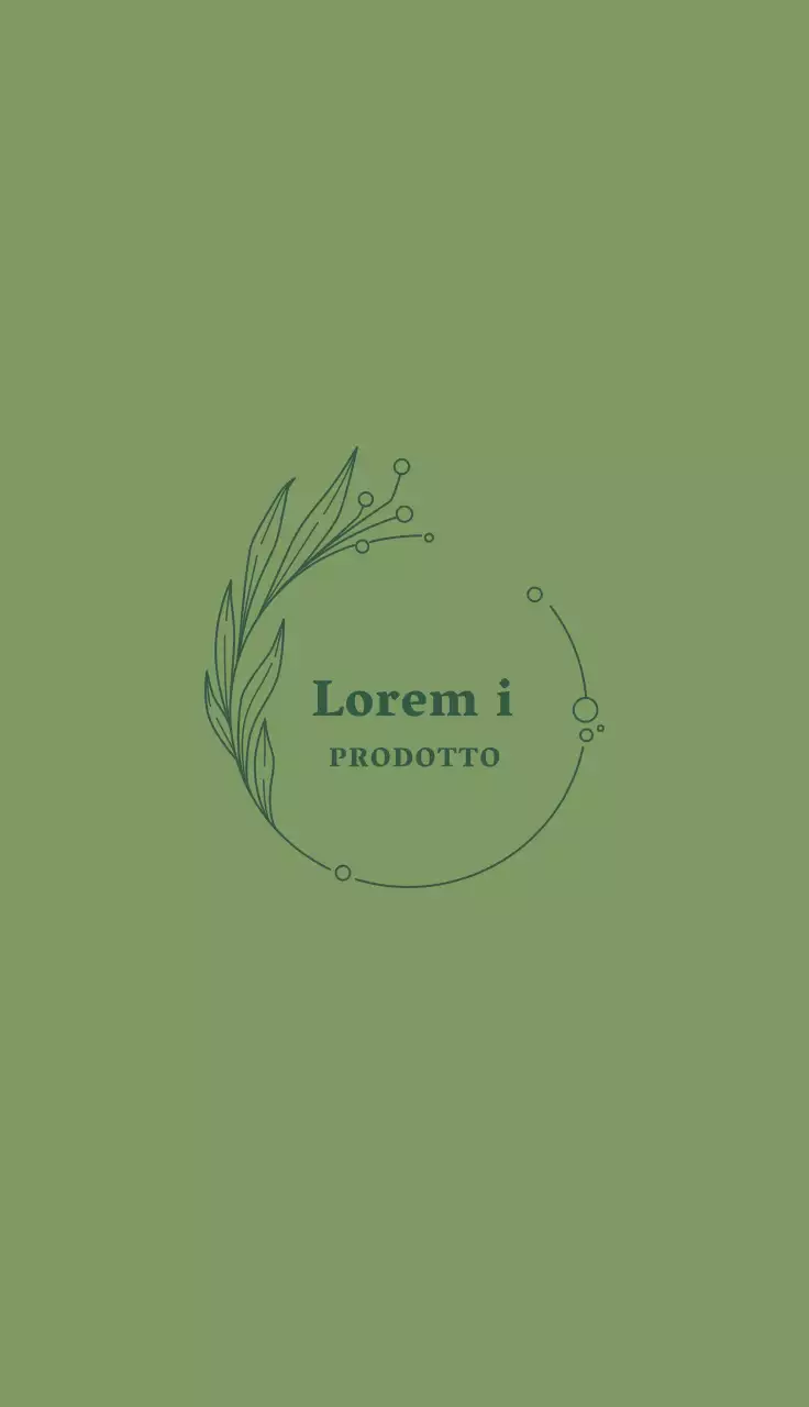illustrazione verde logo ecologico personal shopper