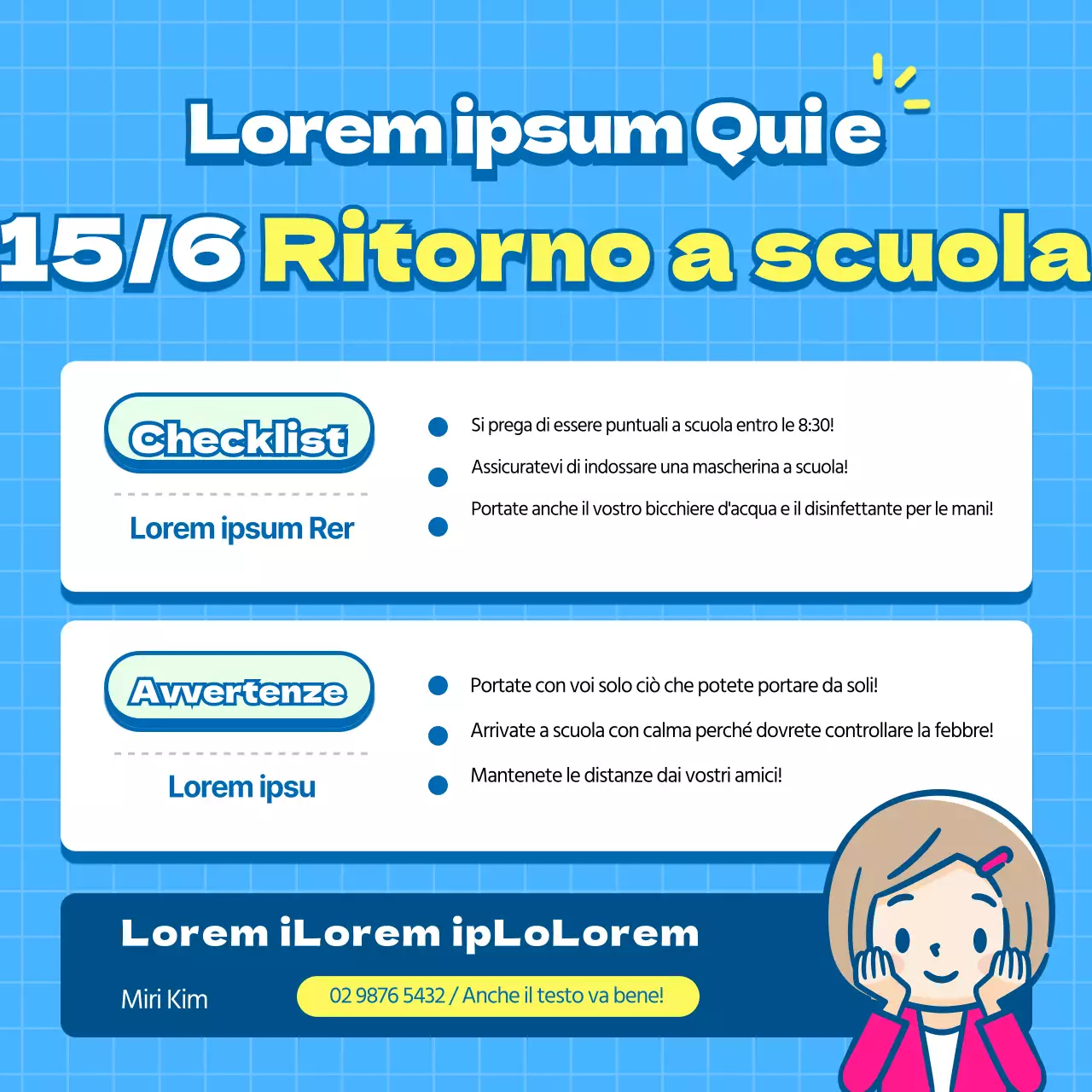 Lettere di ritorno a scuola