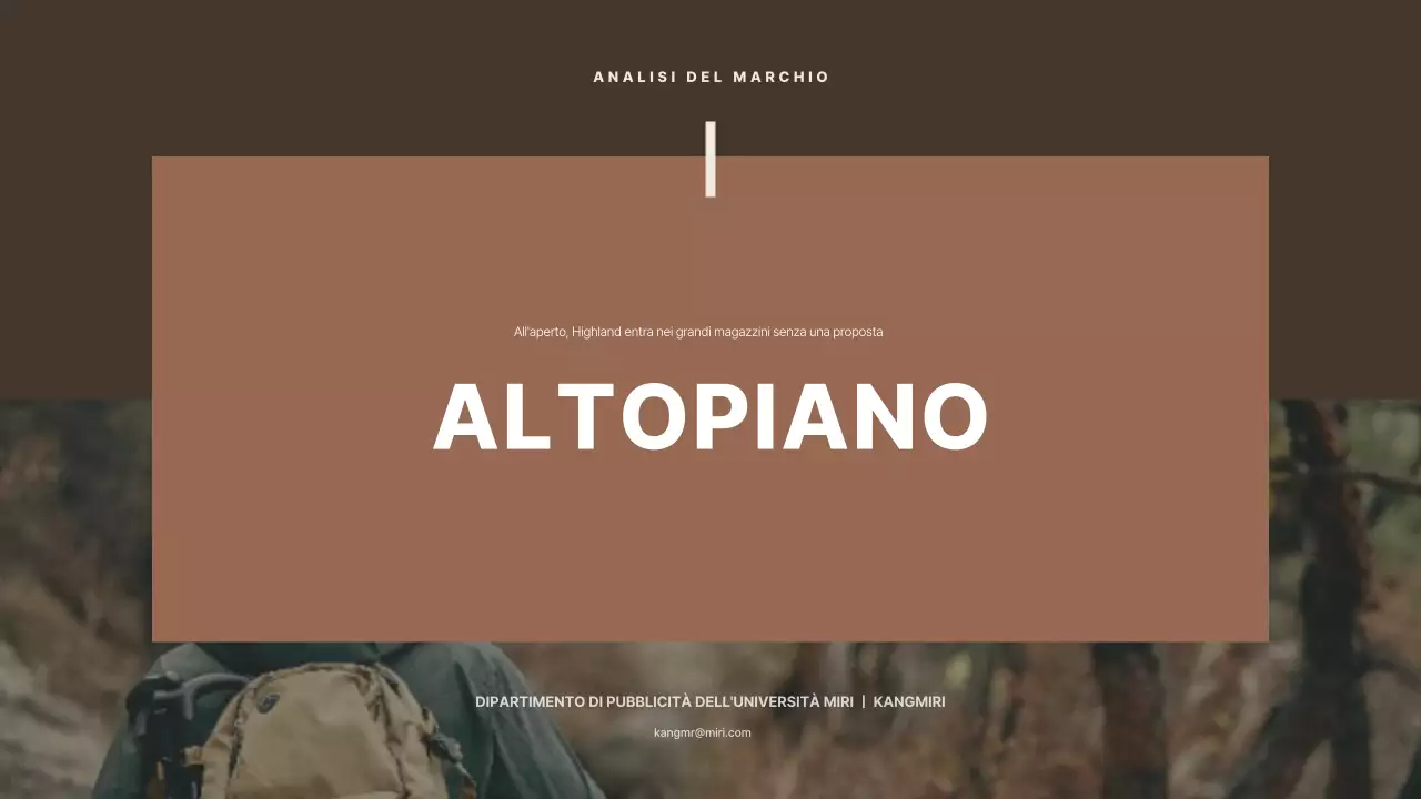 Marrone e semplice per la presentazione di casi di studio