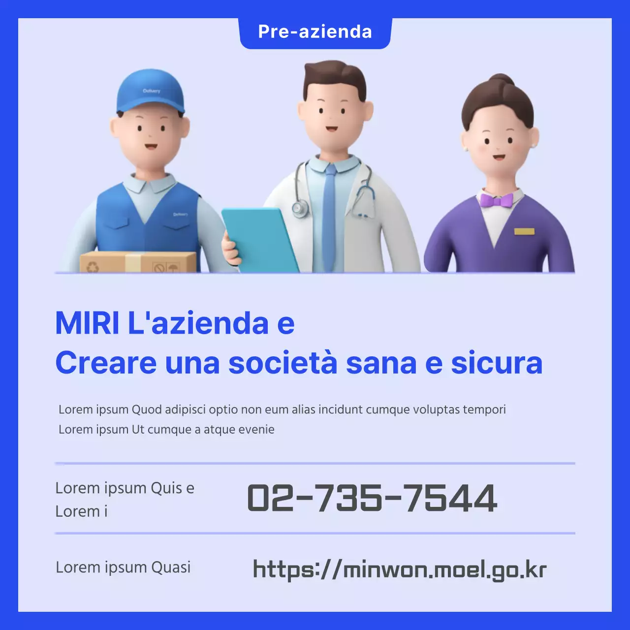 Carta blu di formazione semplice per la prevenzione delle molestie sessuali sul luogo di lavoroNews