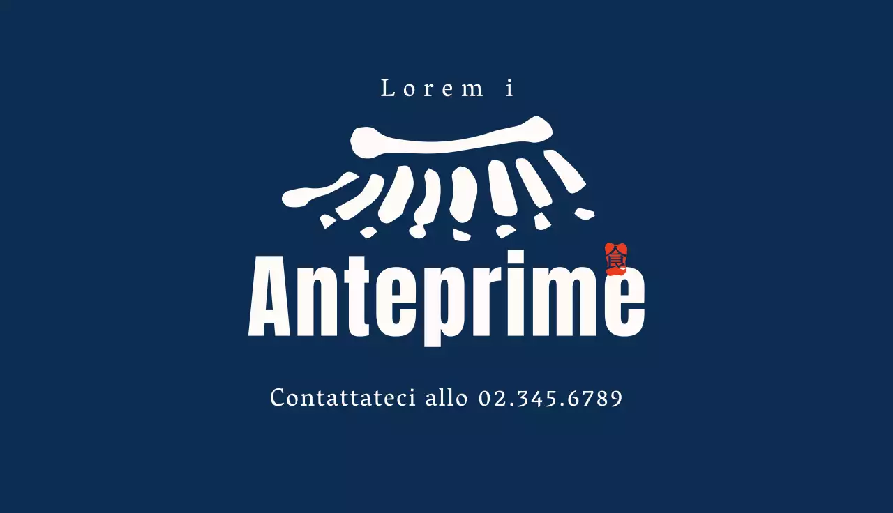 Biglietto da visita tradizionale per salumeria