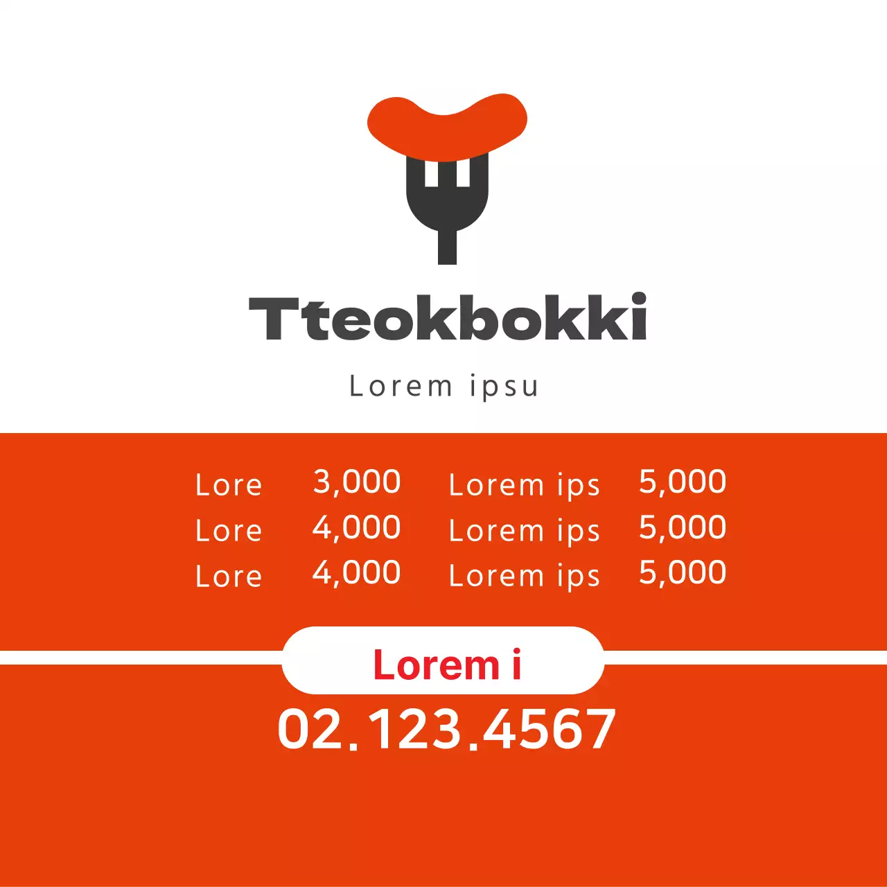 Illustrazione arancione promozione hamburger ristorante pulito