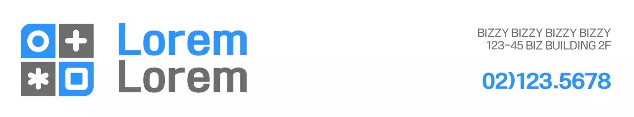 Bentuk dan simbol yang sederhana dan bersih dengan gaya kombinasi logo berwarna biru dan abu-abu tua Publisitas dan promosi rumah sakit