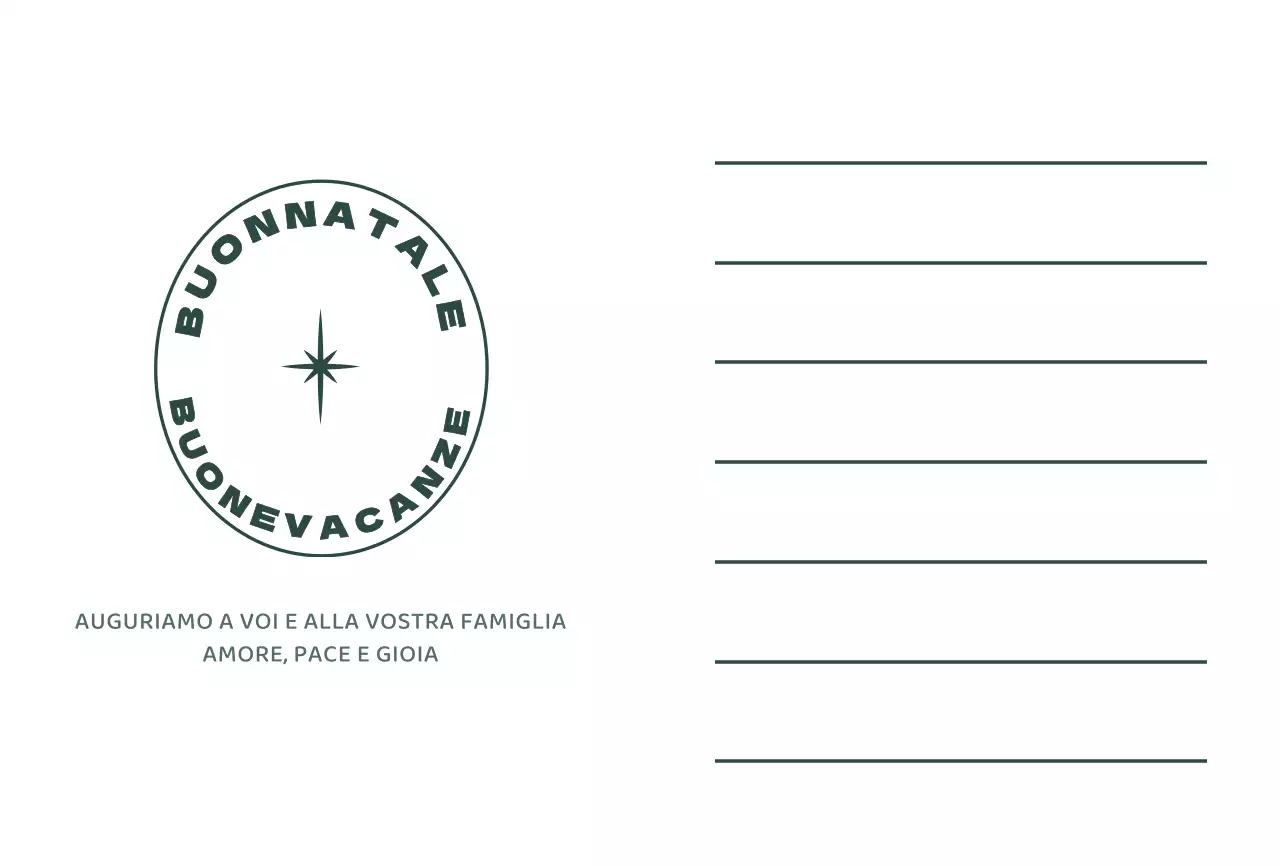 Foto di Natale turchese Cartolina di Natale