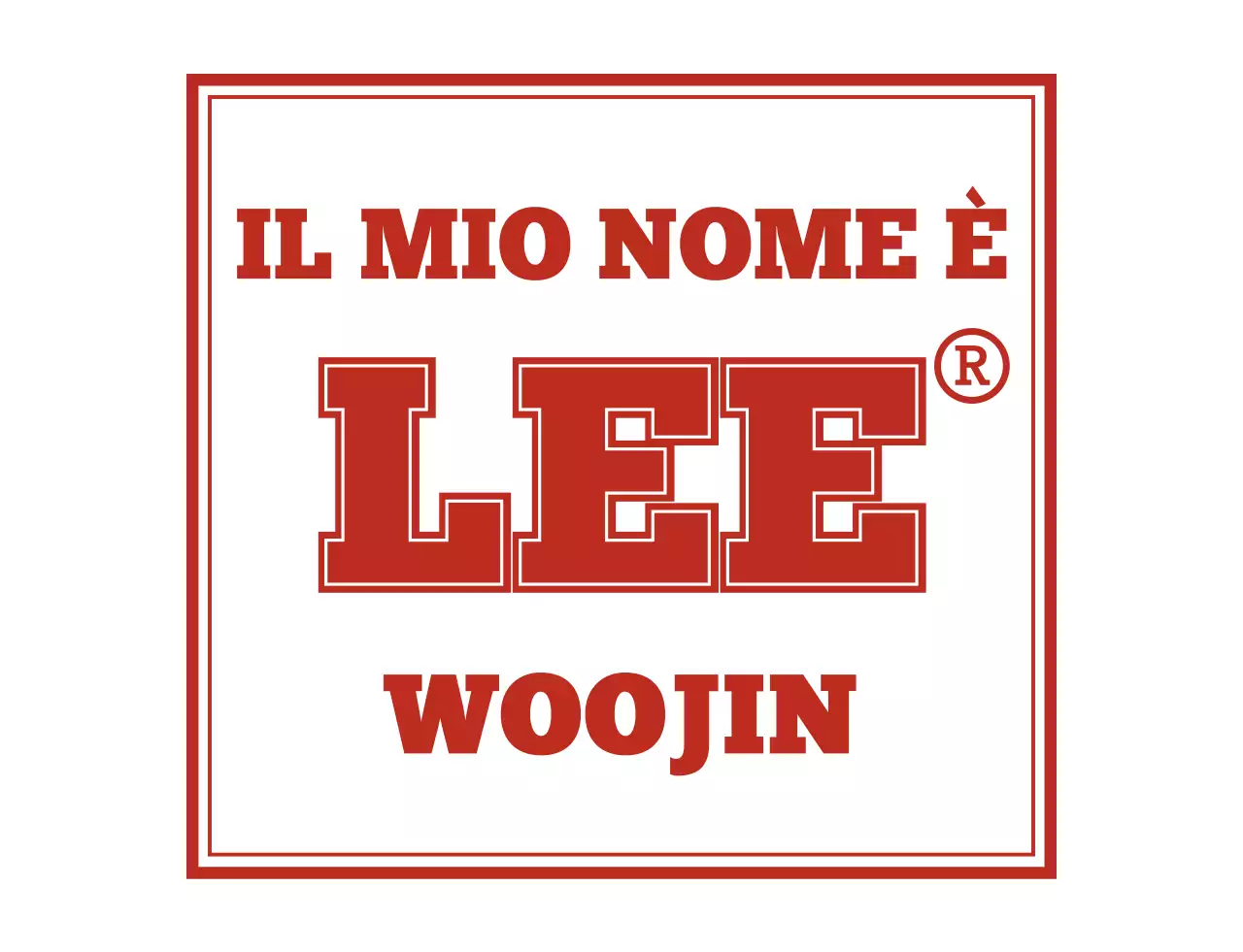 Maglietta di gruppo di concezione semplice e alla moda in rosso e bianco