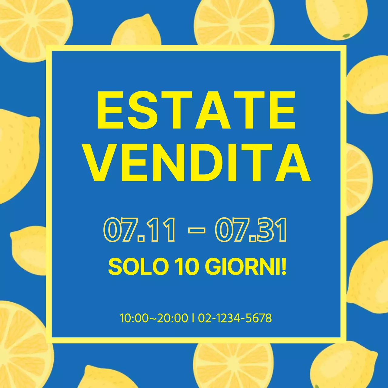 42509/Vendita estiva