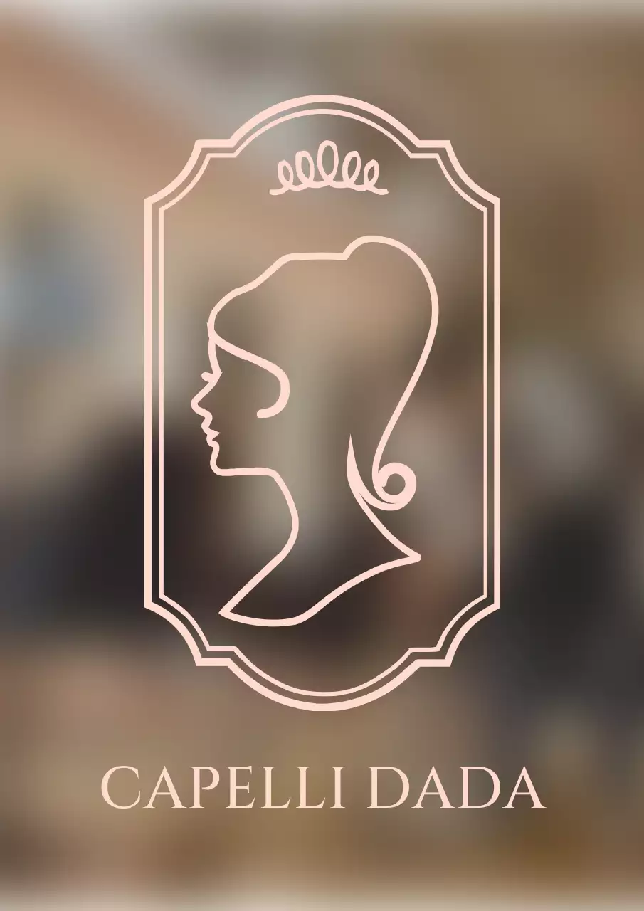 Un salone di bellezza con decorazioni rosa e lussuose e una vista dal lato della donna.