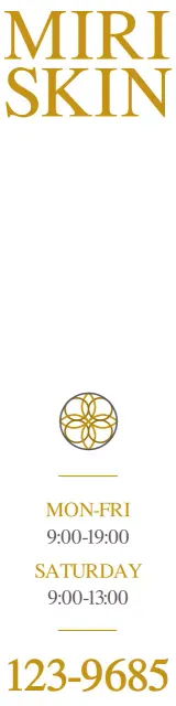 Untuk mempromosikan dermatologi dengan logo bergaya emas dan abu-abu tua