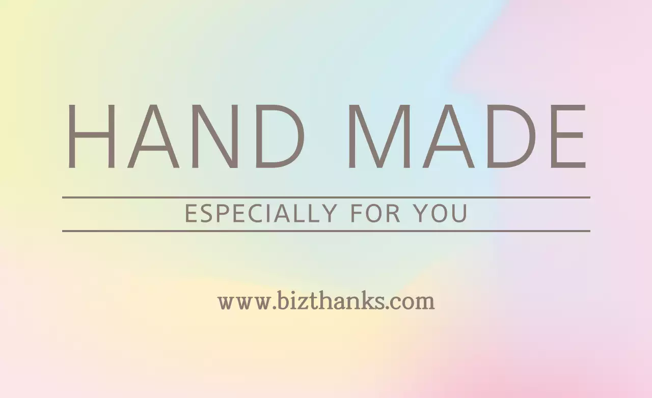 Pastel Minimal Handmade Promotion Banner