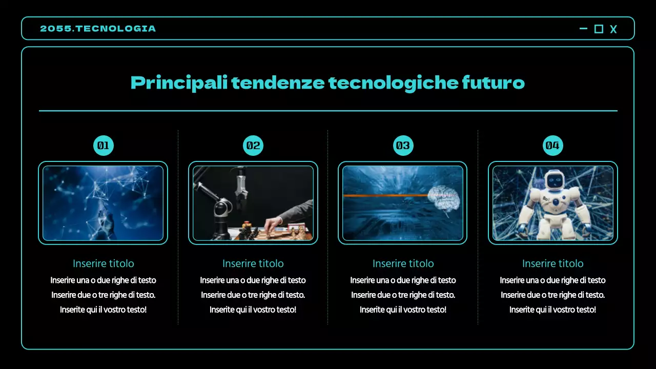 Gli accenti neon neri e blu guardano alle tendenze tecnologiche del futuro