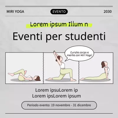 Eventi SAT in grigio