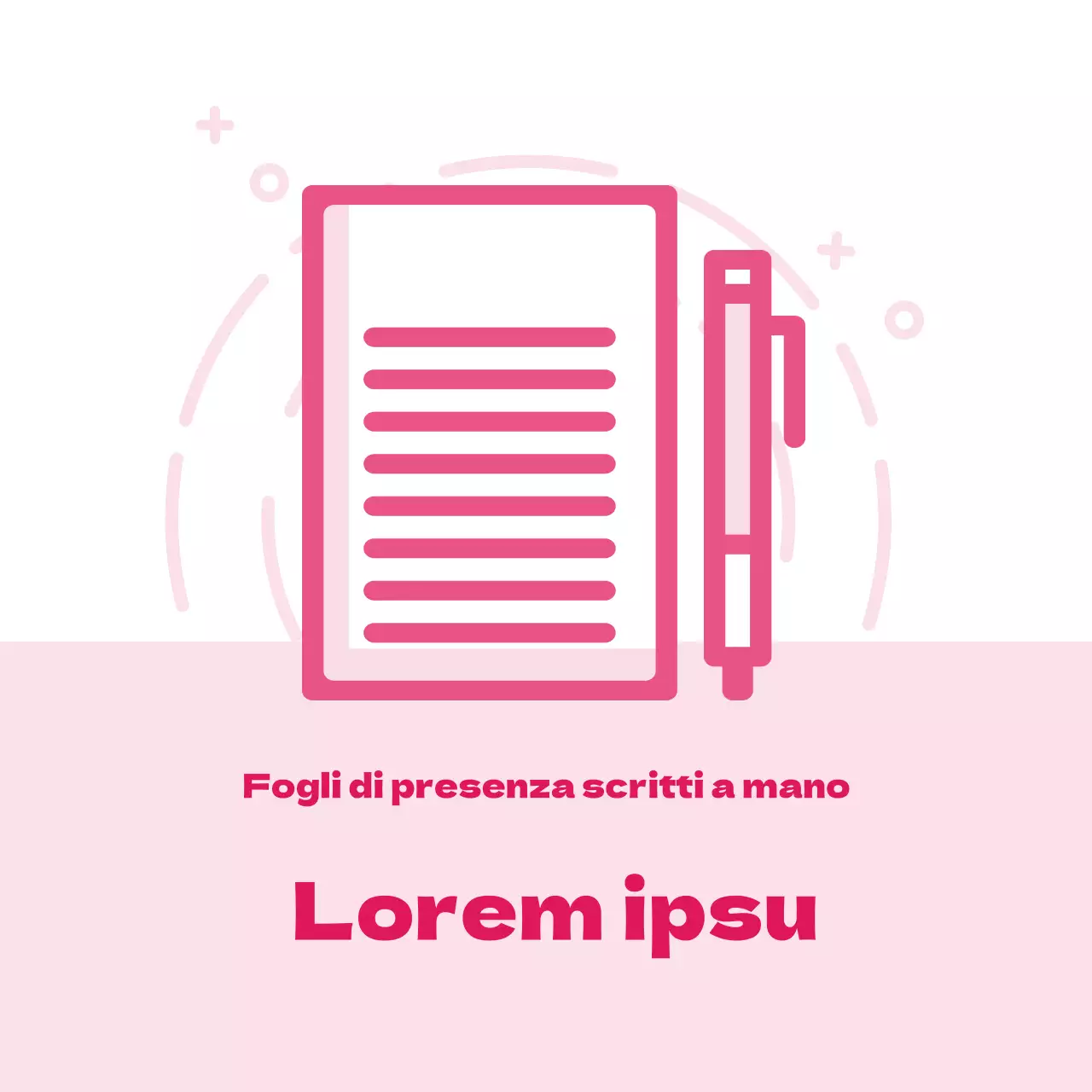 Etichette ordinate per la registrazione del coronavirus con illustrazioni in rosa