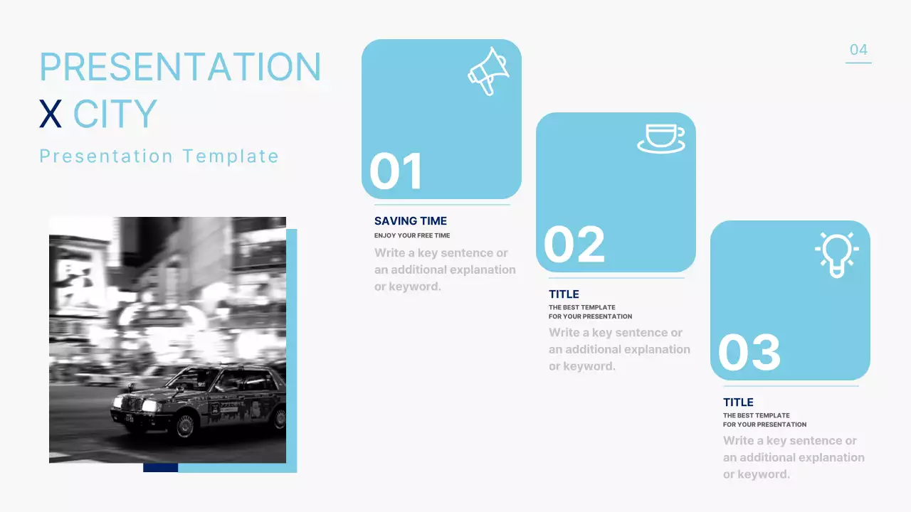 Black Modern City Template Presentation