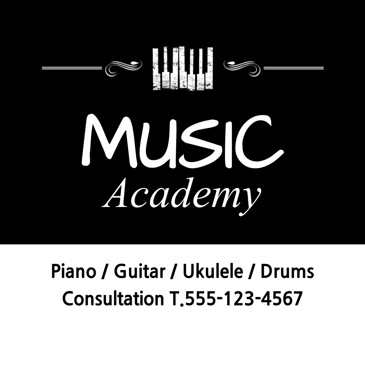 Black Classic Music Promotion Banner