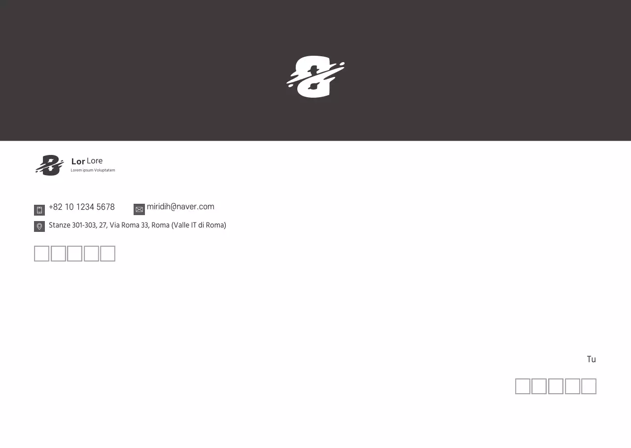 Logo marrone per un business pulito