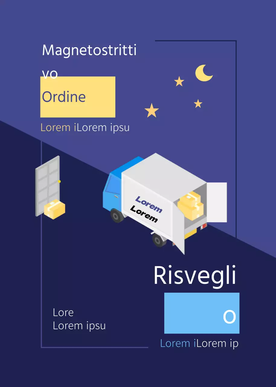 Servizio di consegna al mattino presto