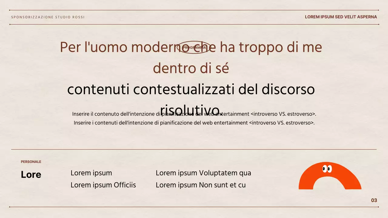 La proposta del talento web Hyun Chan con uno sfondo di carta e forme geometriche colorate