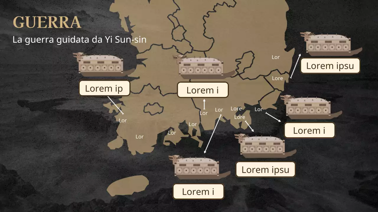 Un concetto tradizionale ma grandioso in nero e oro