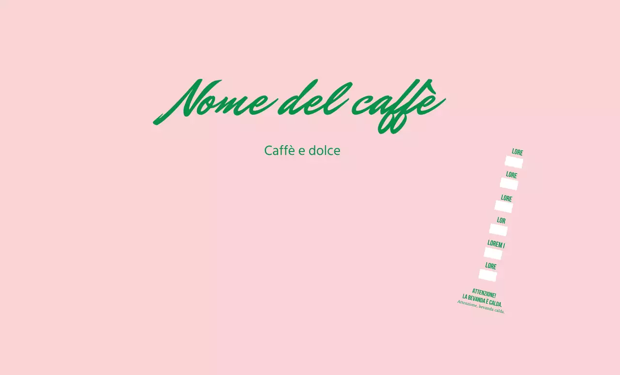 Rosa Verde Scrittura inglese ordinata