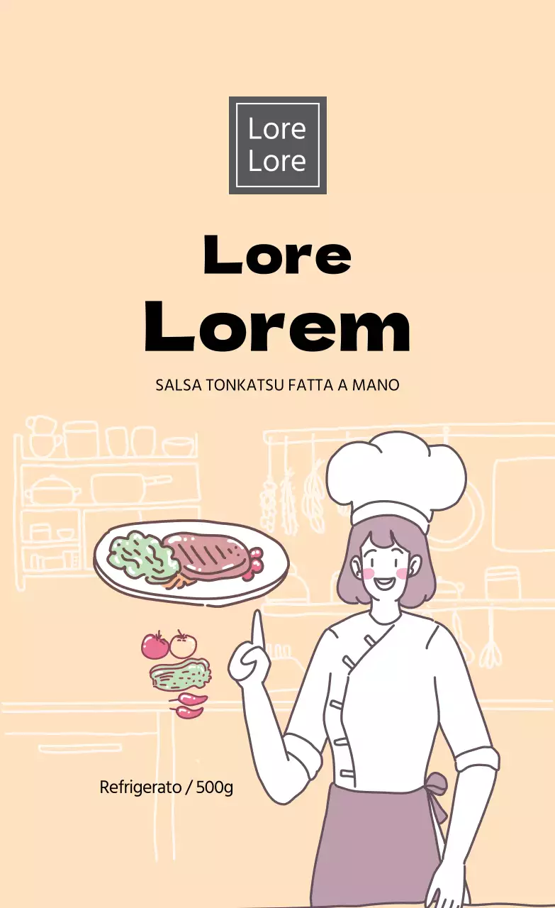 Salsa tonkatsu all'arancia