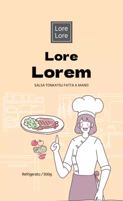 Salsa tonkatsu all'arancia