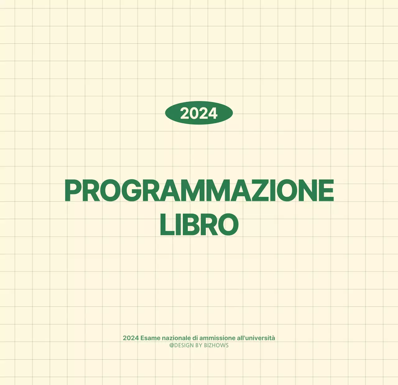 Calendario da parete SAT D-day concept in verde e giallo chiaro