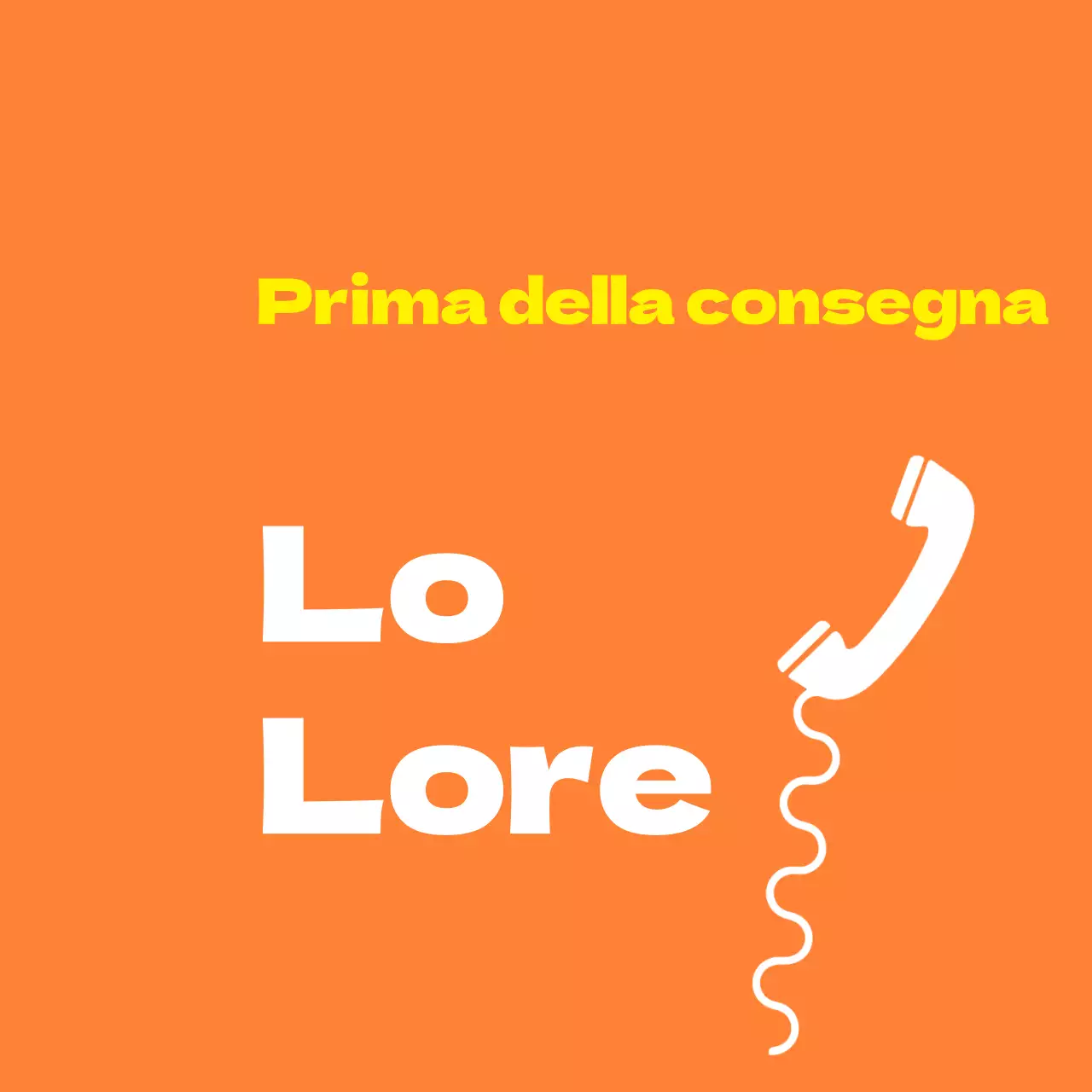 Contatto prima della consegna