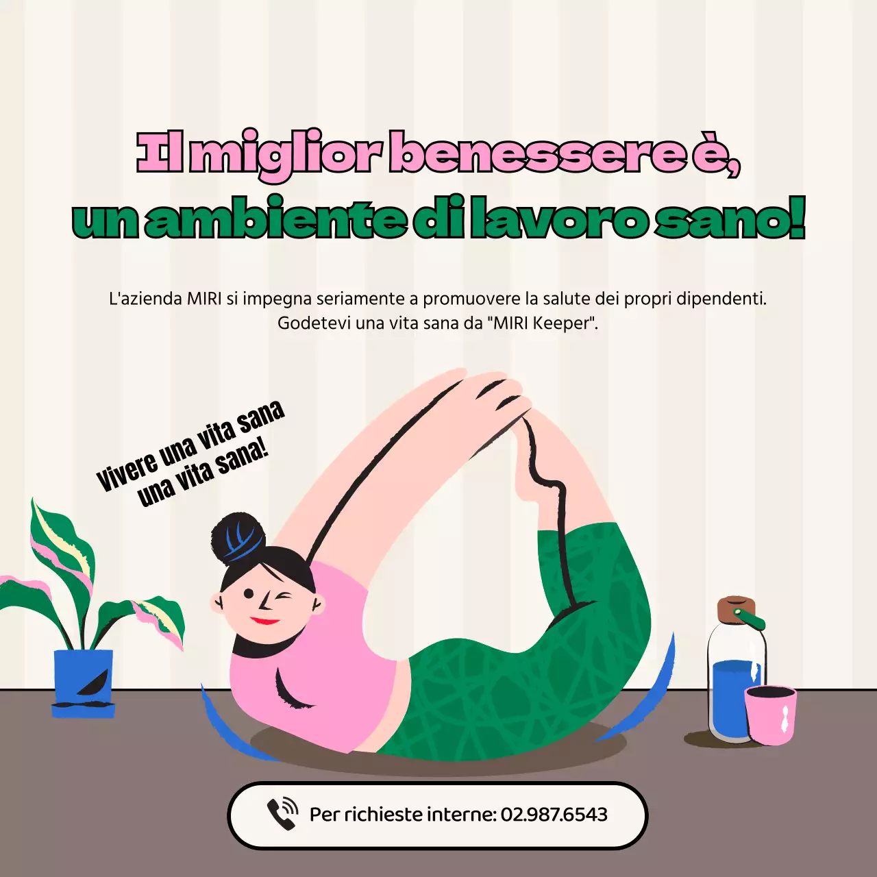 Carta vantaggi aziendale rosa e verdeNews