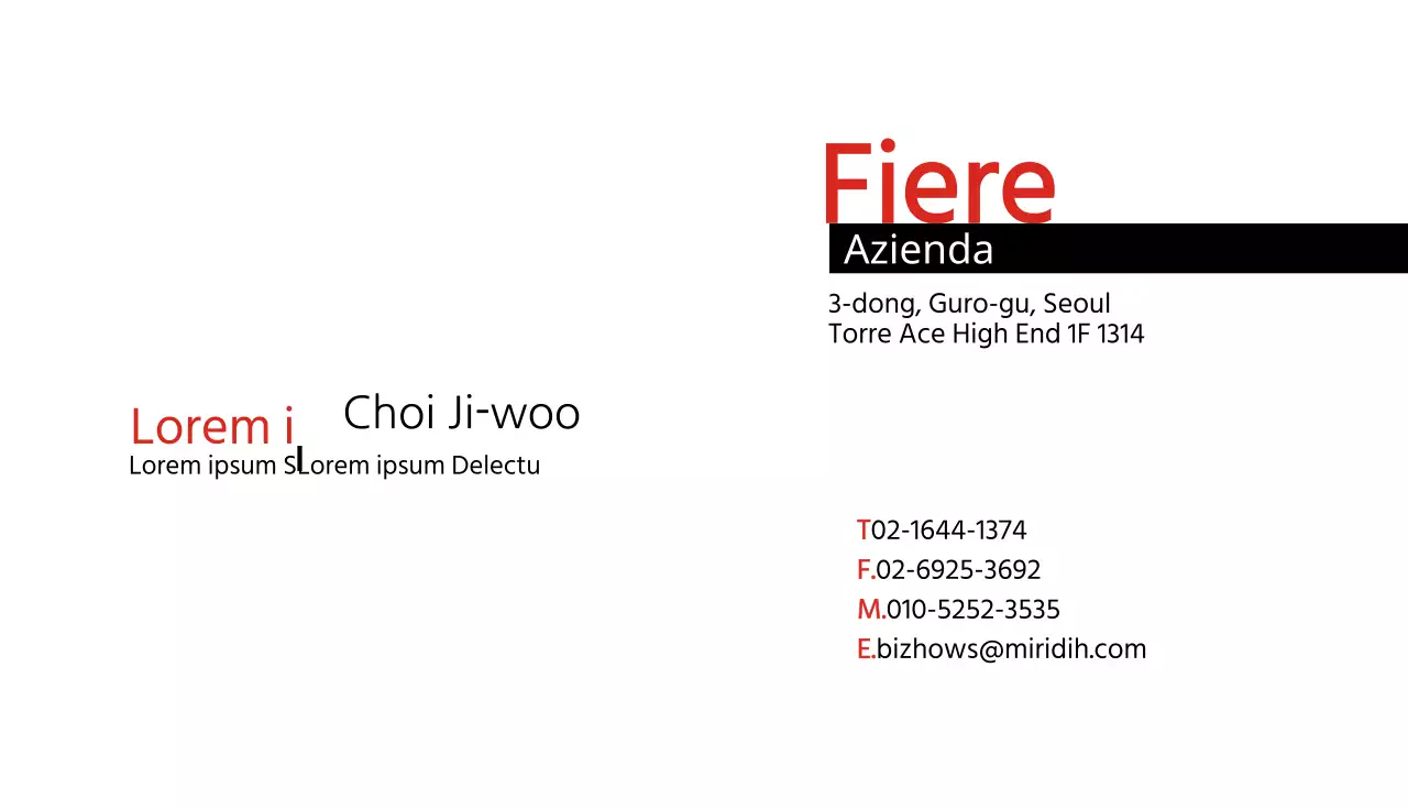 Biglietti da visita di marketing