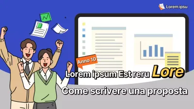 Suggerimenti per la creazione di una miniatura illustrata blu per una proposta su YouTube