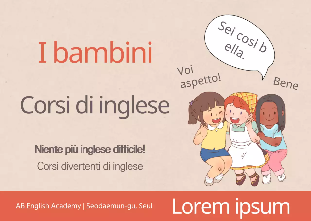 Illustrazione del personaggio rosso beige Promozione scolastica